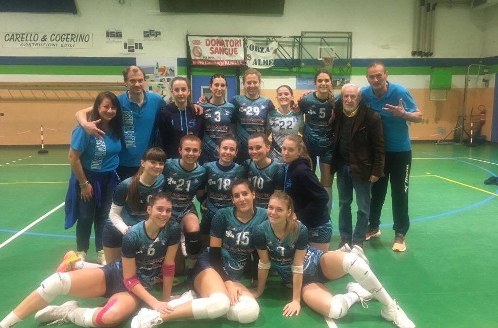 Serie C Regionale Femminile Girone ”A” –  19° Giornata di Ritorno – Campionato 2022-2023.                                    L’ISIL VOLLEY ALMESE MASSI non fa sconti : netta vittoria interna per 3 a 0 contro il Pallavolo Montalto Dora.